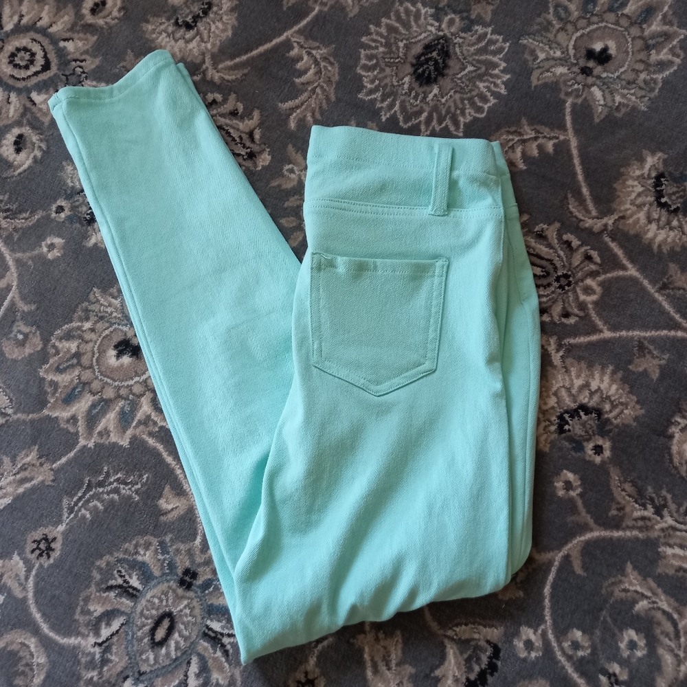 Mint green jeggings